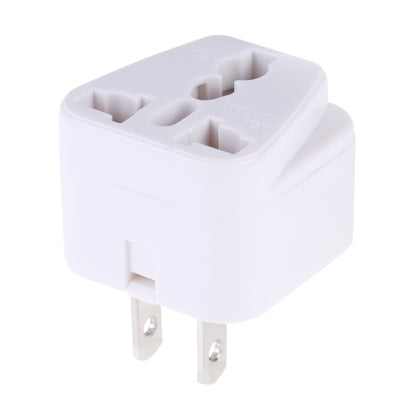 Portable Universal Socket to US Plug Power Adapter Travel Charger (White) - Consumer Electronics by buy2fix | Online Shopping UK | buy2fix
