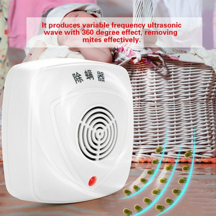 Household Wireless Ultrasonic Mites Removal Instrument Bed Vacuum Cleaner Mites Removal and Sterilization, US Plug(White) - Home & Garden by buy2fix | Online Shopping UK | buy2fix