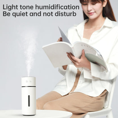 D20 260ML Jianie Heavy Fog Air Humidifier Colorful Night Light Nano Mist Sprayer Air Purifier (Coral Red) - Air Purifiers & Parts by buy2fix | Online Shopping UK | buy2fix