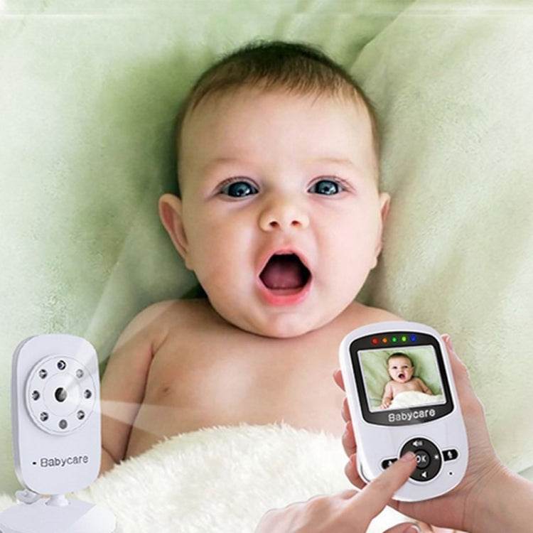BM-SM24 2.4 inch LCD 2.4GHz Wireless Surveillance Camera Baby Monitor with 8-IR LED Night Vision, Two Way Voice Talk(White) - Security by buy2fix | Online Shopping UK | buy2fix