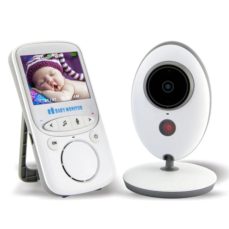 VB605 2.4 inch LCD 2.4GHz Wireless Surveillance Camera Baby Monitor, Support Two Way Talk Back, Night Vision(White) - Security by buy2fix | Online Shopping UK | buy2fix