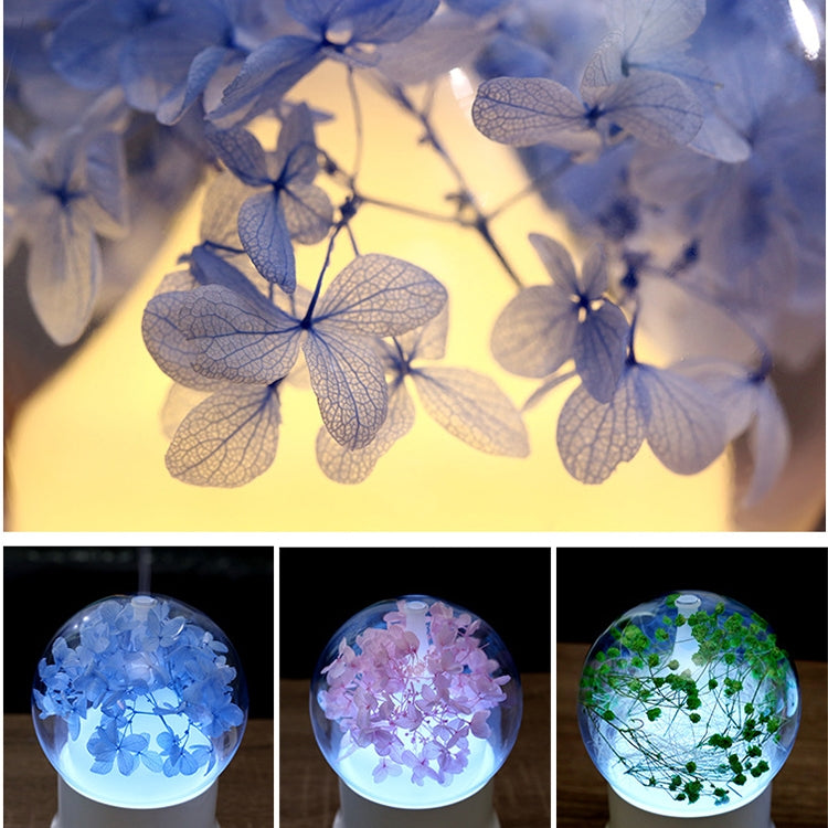 ML-824 100ML Gypsophila Flowers Aromatherapy Diffuser Air Humidifier with Colorful LED Light for Office / Home(Blue) - Home & Garden by buy2fix | Online Shopping UK | buy2fix