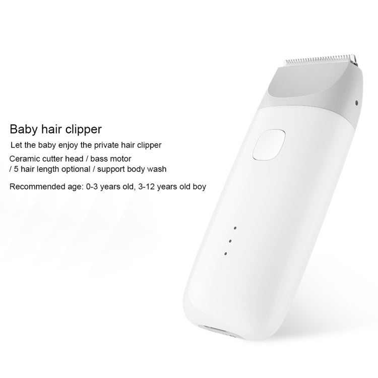 Original Xiaomi Mitu Rechargeable USB Electric Hair Shaver For Baby Haircut Machine(White) - Hair Trimmer by Xiaomi | Online Shopping UK | buy2fix