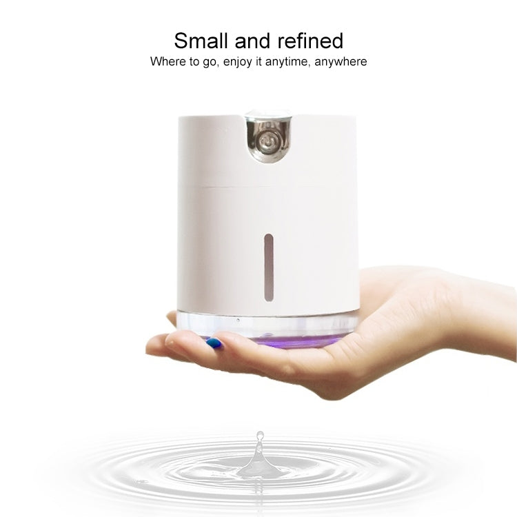 WT-H16 USB Charging Water Pattern Atomizing Humidifier with Colorful Night Lights, Water Tank Capacity: 300mL (White) - Home & Garden by buy2fix | Online Shopping UK | buy2fix