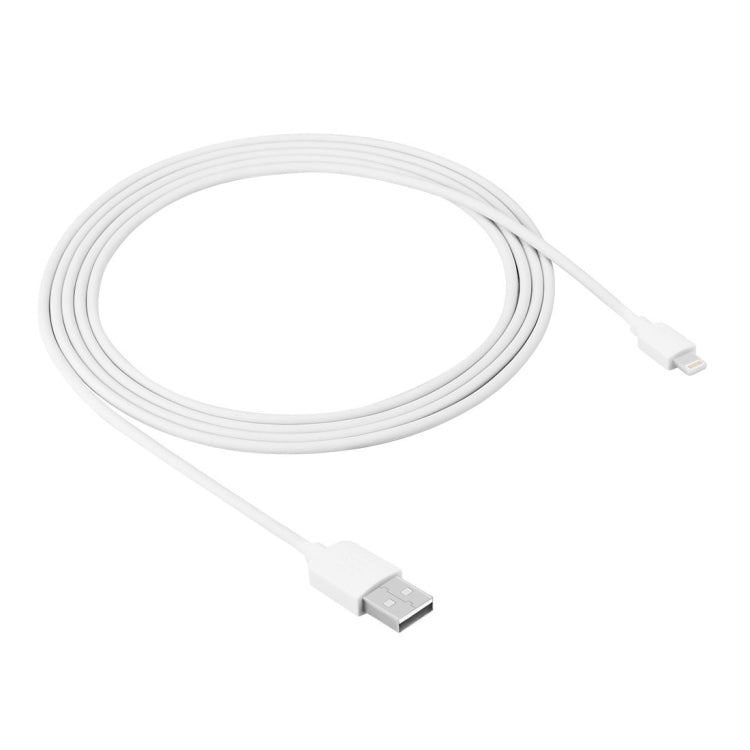 HAWEEL 3m High Speed 8 Pin to USB Sync and Charging Cable for iPhone, iPad(White) - Apple Accessories by buy2fix | Online Shopping UK | buy2fix