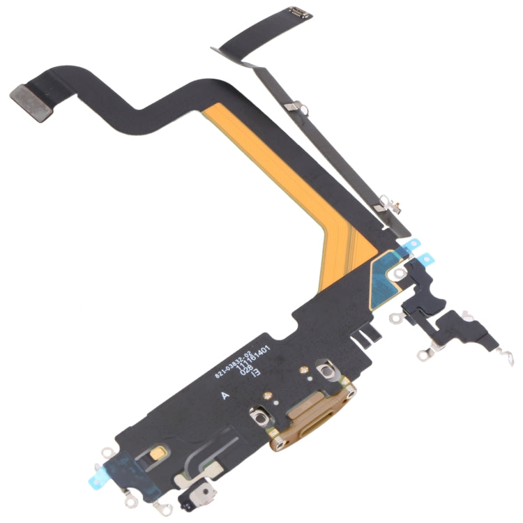 For iPhone 14 Pro Max Original Charging Port Flex Cable (Gold) -  by buy2fix | Online Shopping UK | buy2fix