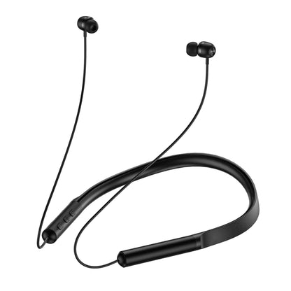 WK V15 Magnetic Neck-mounted Wireless Bluetooth 5.0 Sports Earphone Support TF Card (Black) - Neck-mounted Earphone by WK | Online Shopping UK | buy2fix