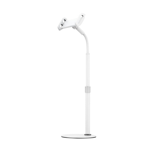 ZM17 Retractable Rotatable Outdoor Selfie Desktop Phone Stand for 4.6-7.8 inch Mobile Phones / Tablets (White) - Desktop Holder by buy2fix | Online Shopping UK | buy2fix