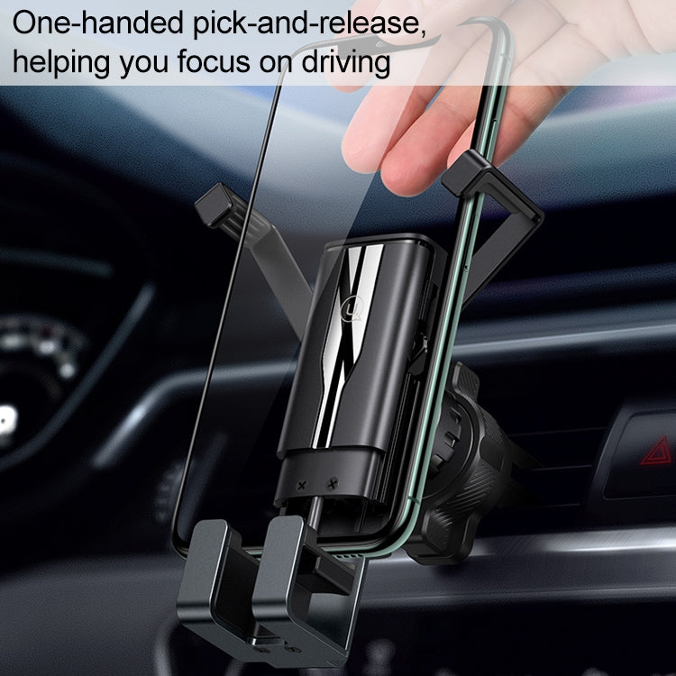 USAMS US-ZJ058 Retractable Gravity Car Holder for 4.7 - 7 inch Smartphones - Car Holders by USAMS | Online Shopping UK | buy2fix