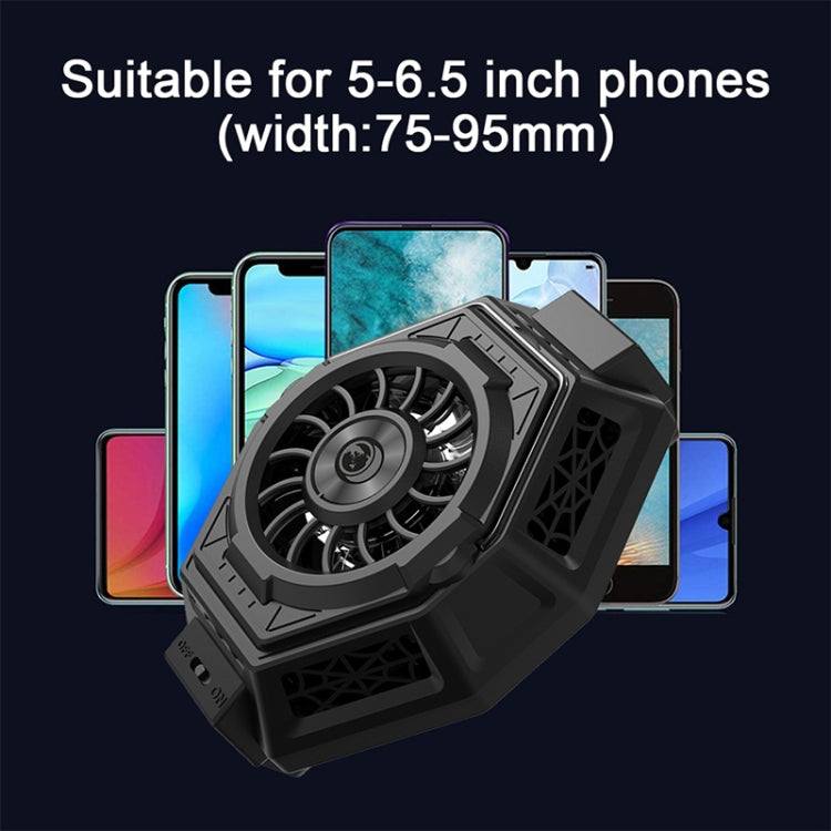 MB-F3 Mobile Phone Live Broadcast Gaming Semiconductor Radiator Back Clamp Cooling Fan - Cooling Fan Radiator by buy2fix | Online Shopping UK | buy2fix