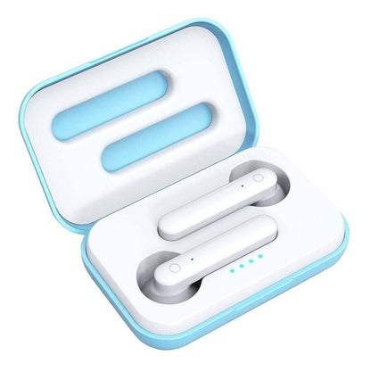 X26 TWS  Bluetooth 5.0 Wireless Touch Bluetooth Earphone with Magnetic Attraction Charging Box, Support Voice Assistant & Call(Blue) - TWS Earphone by buy2fix | Online Shopping UK | buy2fix