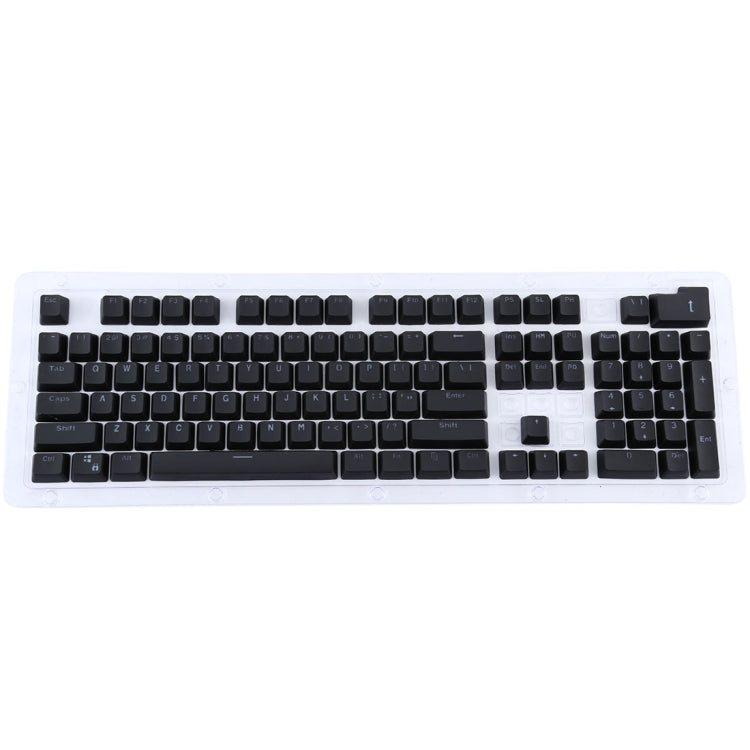 104 Keys Double Shot PBT Backlit Keycaps for Mechanical Keyboard(Black) - Silicone / Sticker by buy2fix | Online Shopping UK | buy2fix