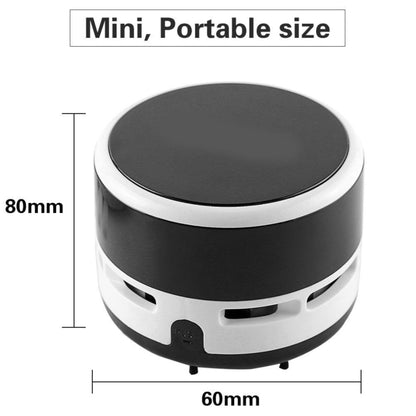 Mini Cute Personality Household / Vehicle Handheld Desk Table Keyboard Vacuum Cleaner, Size: 8x6x6cm(Black) - Mini Vacuum Cleaner by buy2fix | Online Shopping UK | buy2fix