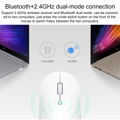 Original Xiaomi 2.4G Wireless Bluetooth 4.2 Dual Mode Silent Mouse(White) - Wireless Mice by Xiaomi | Online Shopping UK | buy2fix