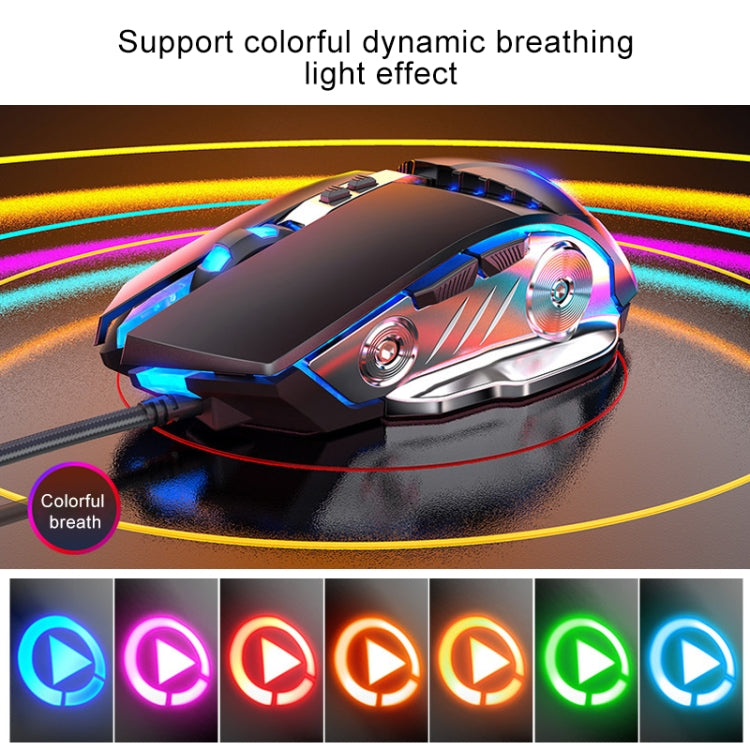 YINDIAO G3PRO 3200DPI 4-modes Adjustable 7-keys RGB Light Wired Gaming Mouse (White) - Computer & Networking by YINDIAO | Online Shopping UK | buy2fix