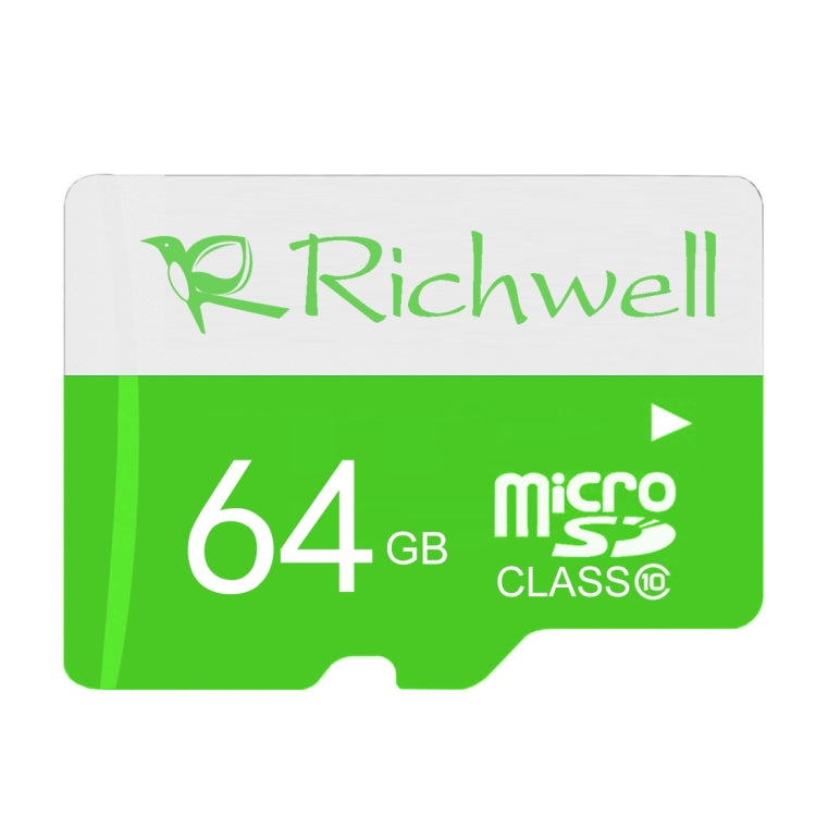 Richwell 64GB High Speed Class 10 Micro SD(TF) Memory Card - Micro SD Card by Richwell | Online Shopping UK | buy2fix