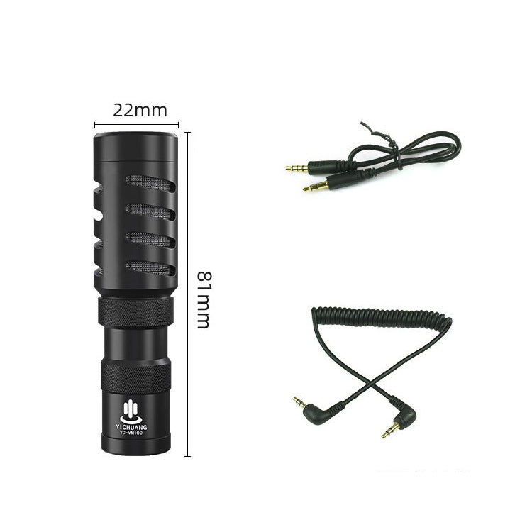 YICHUANG YC-VM100 3.5mm Port Portable Pointing Noise Reduction Microphone - Consumer Electronics by YICHUANG | Online Shopping UK | buy2fix