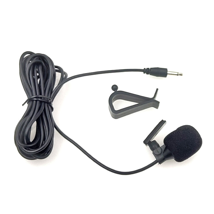 ZJ015MR Mono 2.5mm Straight Plug Car Navigation DVD External Paste Microphone, Length: 3m - Consumer Electronics by buy2fix | Online Shopping UK | buy2fix