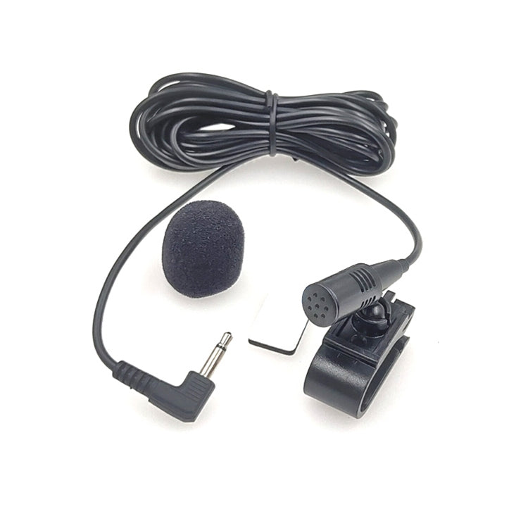 ZJ025MR Stick-on Clip-on Lavalier Mono Microphone for Car GPS / Bluetooth Enabled Audio DVD External Mic, Cable Length: 3m, 90 Degree Elbow 2.5mm Jack - Consumer Electronics by buy2fix | Online Shopping UK | buy2fix