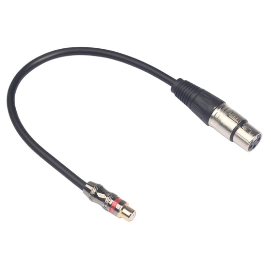 TR026K18-03 RCA Female to XLR Female Audio Cable, Length: 0.3m - Consumer Electronics by buy2fix | Online Shopping UK | buy2fix