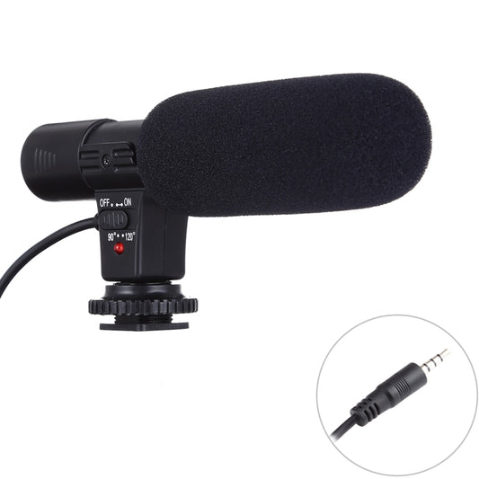 MIC-02 30-18000Hz Rate Sound Clear Stereo Microphone for Smartphone, Cable Length: 28cm - Consumer Electronics by buy2fix | Online Shopping UK | buy2fix