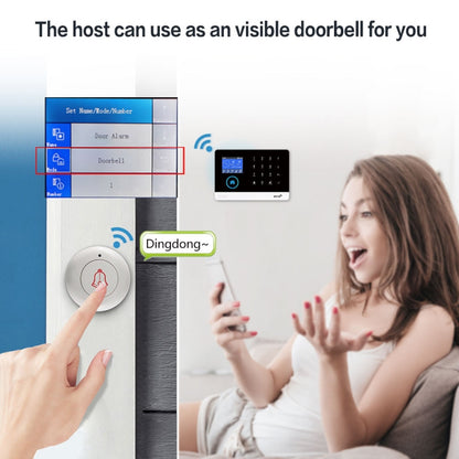 PG-103-GSM WiFi + GSM Touch Screen Intelligent Alarm System - Security by buy2fix | Online Shopping UK | buy2fix