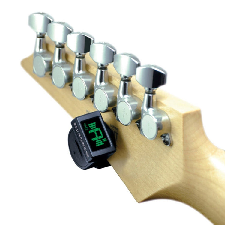 JOYO JT-306 Mini Digital LCD Clip-on Tuner for Acoustic Electric Guitar Bass Violin Ukulele (Black) - Stringed Instruments by JOYO | Online Shopping UK | buy2fix