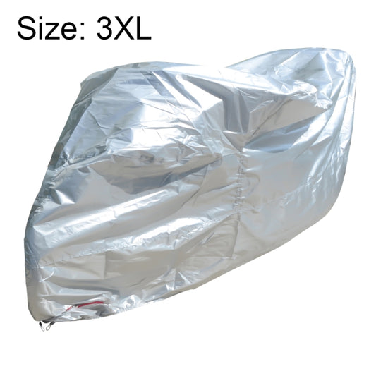 210D Oxford Cloth Motorcycle Electric Car Rainproof Dust-proof Cover, Size: XXXL (Silver) - Raincoat by buy2fix | Online Shopping UK | buy2fix