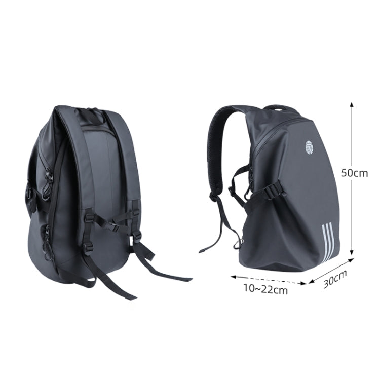 Motorcycle Rainproof Shoulders Helmet Soft Riding Backpack (Black) - In Car by buy2fix | Online Shopping UK | buy2fix