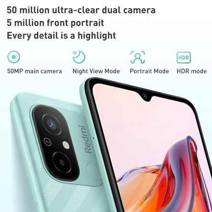 Xiaomi Redmi 12C, 50MP Camera, 4GB+64GB, 5000mAh Battery, Face Identification, 6.71 inch MIUI 13 MediaTek Helio G85 Octa Core up to 2.0GHz, Network: 4G, Dual SIM, Not Support Google Play(Blue) - Xiaomi Redmi by Xiaomi | Online Shopping UK | buy2fix