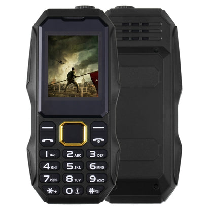 W2025 Triple Proofing Elder Phone, Waterproof Shockproof Dustproof, 5800mAh Battery, 1.8 inch, 21 Keys, LED Flashlight, Dual SIM(Black) - Others by buy2fix | Online Shopping UK | buy2fix