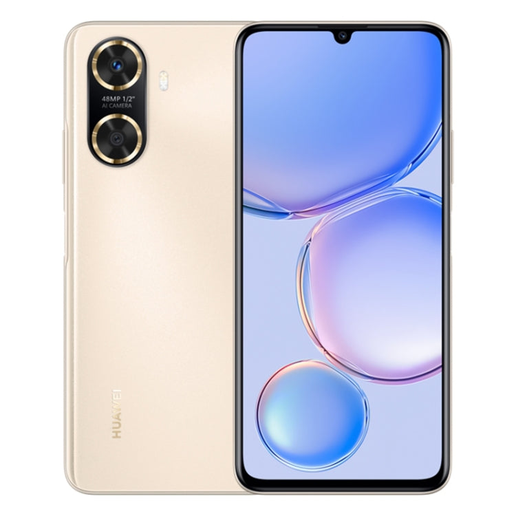 Huawei Enjoy 60 256GB MGA-AL40,  48MP Cameras, China Version, Dual Back Cameras, Face ID & Side Fingerprint Identification, 6000mAh Battery, 6.75 inch HarmonyOS 3.0 Octa Core, Network: 4G, OTG, Not Support Google Play(Gold) - Huawei Mate & P by Huawei | Online Shopping UK | buy2fix