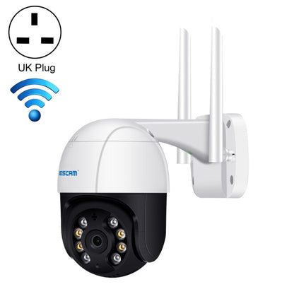 ESCAM QF218 1080P Pan / Tilt AI Humanoid Detection IP66 Waterproof WiFi IP Camera, Support ONVIF / Night Vision / TF Card / Two-way Audio, UK Plug - Security by ESCAM | Online Shopping UK | buy2fix