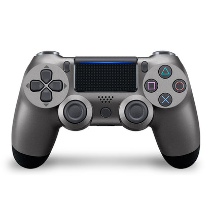 For PS4 Wireless Bluetooth Game Controller Gamepad with Light, US Version(Grey) - Gamepads by buy2fix | Online Shopping UK | buy2fix