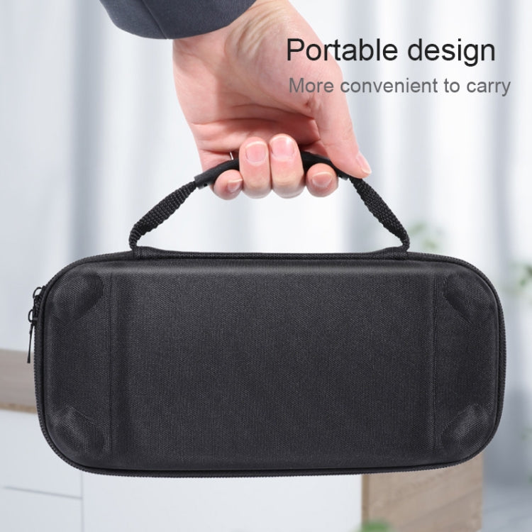 Portable EVA Storage Bag Protective Case Handbag with Holder Function for Nintendo Switch Console, Size: 26x12.5x7cm(Black Red) - Bags by buy2fix | Online Shopping UK | buy2fix