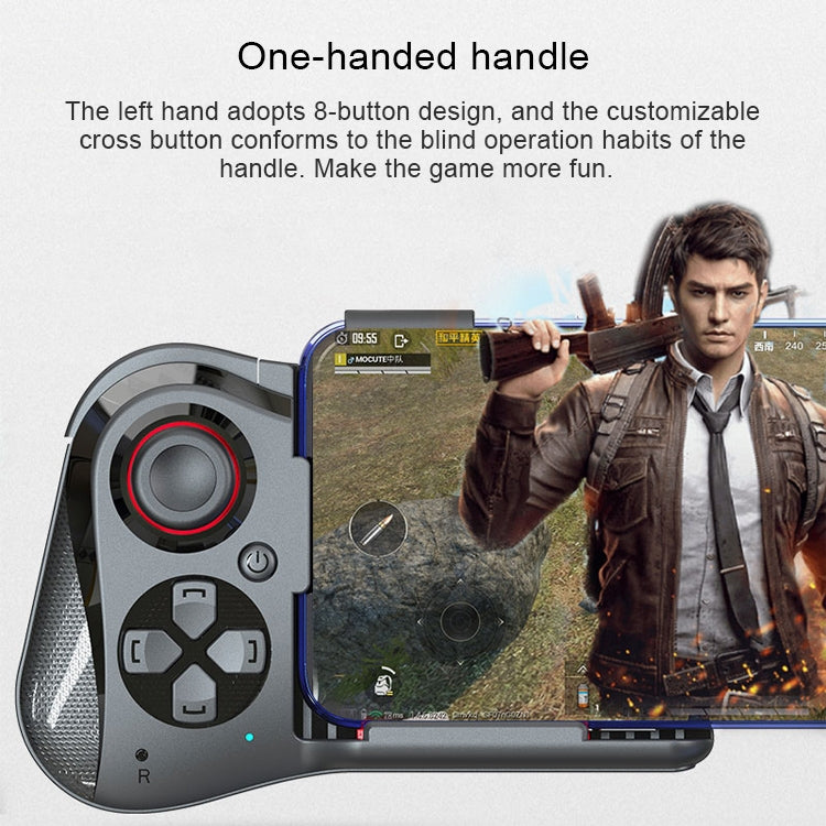 MOCUTE-059 Bluetooth 4.0 Dual-mode Left-handed Bluetooth Gamepad for 6.5-7.2-inch Phones, Supports Android / IOS Direct Connection and Direct Play - Controller Gamepad by buy2fix | Online Shopping UK | buy2fix