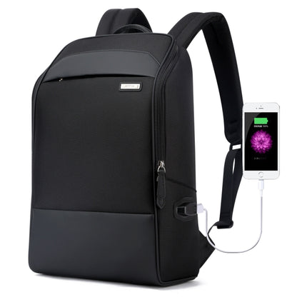 Bopai 751-006881 Business Anti-theft Waterproof Large Capacity Double Shoulder Bag,with USB Charging Port, Size: 30x14x44cm(Black) - 15.6 - 17 inch by Bopai | Online Shopping UK | buy2fix