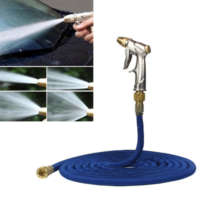 75FT 7.5m Car High Pressure Washing Tool Telescopic Water Pipe Set(Blue) - Car washing supplies by buy2fix | Online Shopping UK | buy2fix