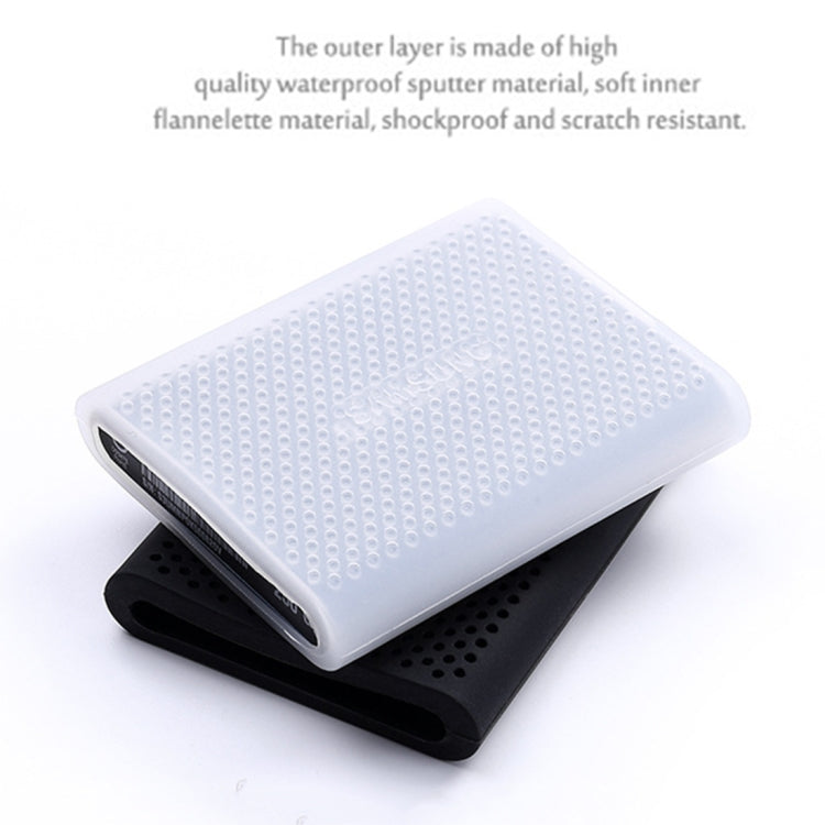 PT500 Scratch-resistant All-inclusive Portable Hard Drive Silicone Protective Case for Samsung Portable SSD T5, with Vents (White) - Computer & Networking by buy2fix | Online Shopping UK | buy2fix