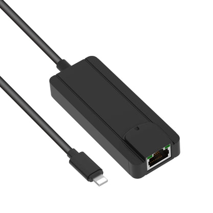 Onten 75002 8PIN to RJ45 Hub USB 2.0 Adapter(Black) - USB 2.0 HUB by Onten | Online Shopping UK | buy2fix