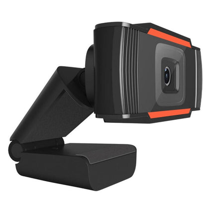 A870 480P Pixels HD 360 Degree WebCam USB 2.0 PC Camera with Microphone for Skype Computer PC Laptop, Cable Length: 1.4m(Orange) - HD Camera by HXSJ | Online Shopping UK | buy2fix