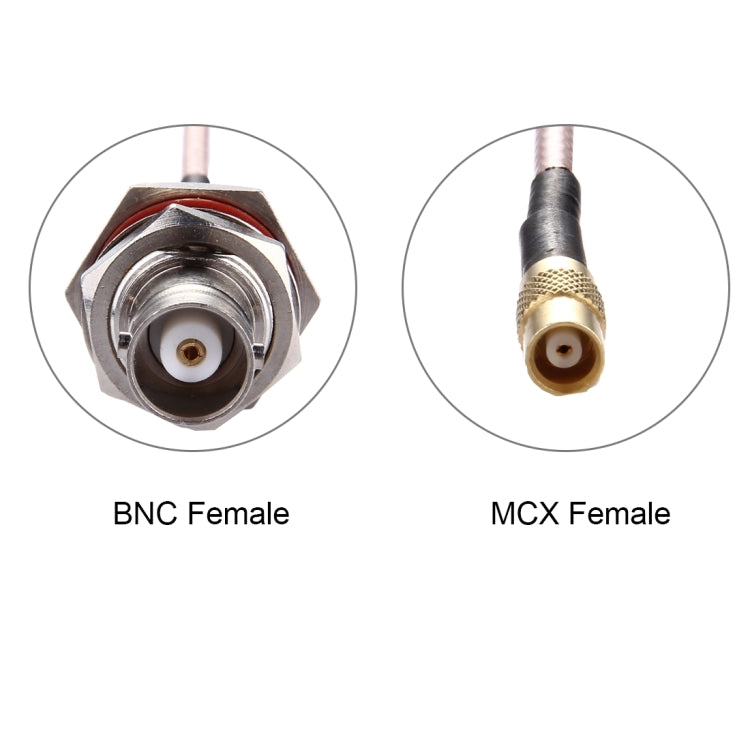 20cm BNC Female to MCX Female RG316 Cable - Security by buy2fix | Online Shopping UK | buy2fix