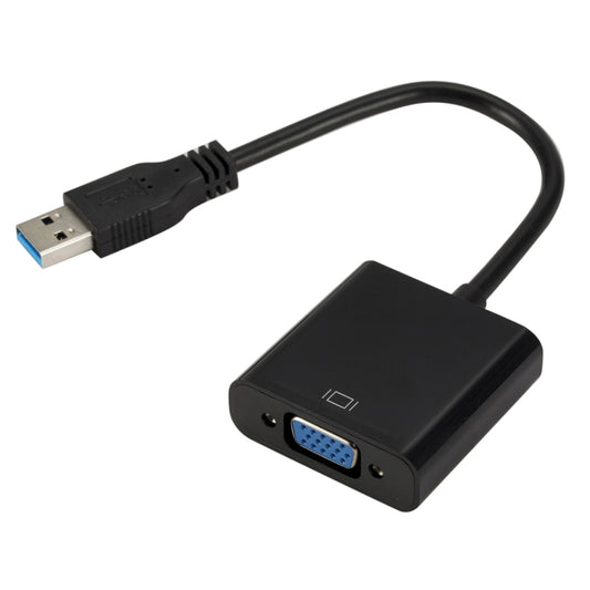 External Graphics Card Converter Cable USB3.0 to VGA, Resolution: 720P(Black) - Converter by buy2fix | Online Shopping UK | buy2fix