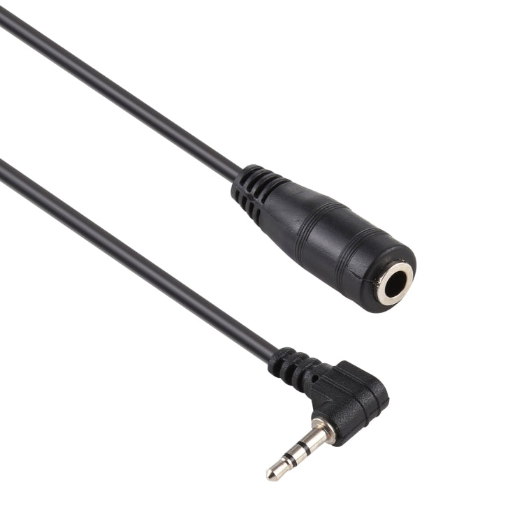 2.5mm Right Angle Male Plug to 3.5mm Female Jack Stereo AUX Audio DC Power Adapter Converter Cable, Length: 14cm - Consumer Electronics by buy2fix | Online Shopping UK | buy2fix