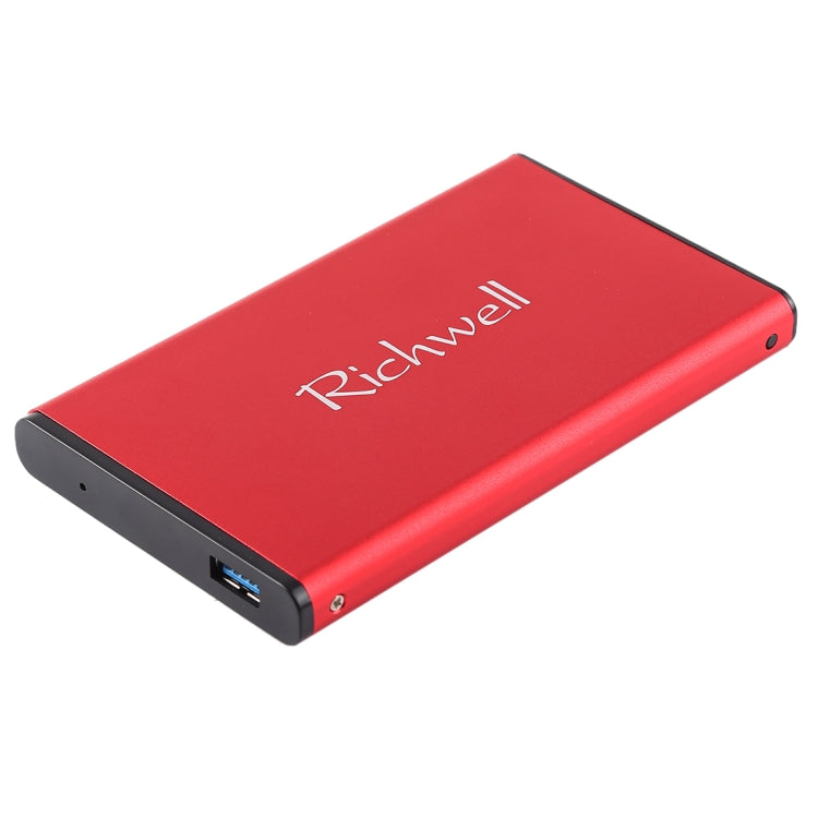 Richwell SATA R2-SATA-1TGB 1TB 2.5 inch USB3.0 Super Speed Interface Mobile Hard Disk Drive(Red) - External Hard Drives by buy2fix | Online Shopping UK | buy2fix