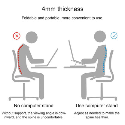 General-purpose Increased Heat Dissipation For Laptops Holder, Style: with Mobile Phone Holder(White) - Computer & Networking by buy2fix | Online Shopping UK | buy2fix