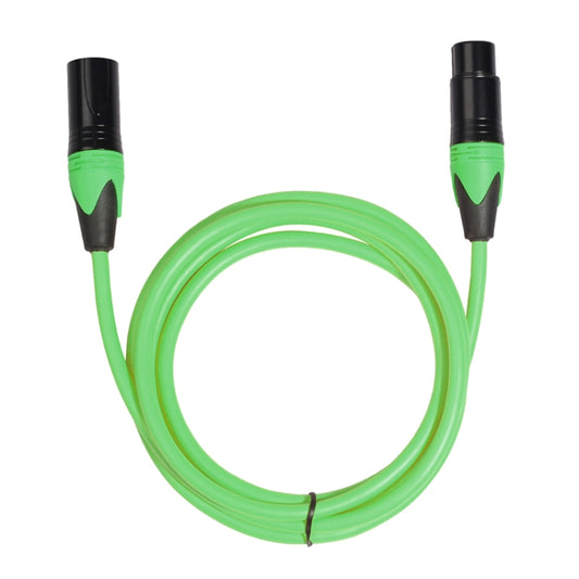 XRL Male to Female Microphone Mixer Audio Cable, Length: 1m (Green) - Consumer Electronics by buy2fix | Online Shopping UK | buy2fix