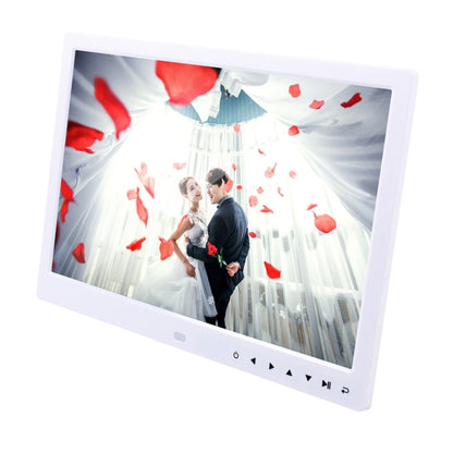 13.0 inch LED Display Digital Photo Frame with Holder / Remote Control, Allwinner, Support USB / SD Card Input / OTG (White) - Consumer Electronics by buy2fix | Online Shopping UK | buy2fix