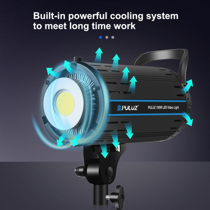 PULUZ 150W 5600K Studio Video Light + 2.8m Light Holder + 65cm Foldable Lantern Softbox Photography Kit(UK Plug) - Shoe Mount Flashes by PULUZ | Online Shopping UK | buy2fix