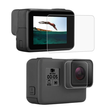 PULUZ  Lens HD Screen Protector + LCD Display Tempered Glass Film for GoPro HERO7 Black /HERO7 Silver / HERO7 White /6 /5 - Protective Film by PULUZ | Online Shopping UK | buy2fix